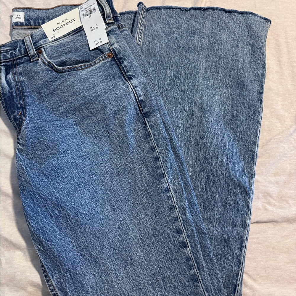 Abercrombie & Fitch Classic Blue Bootcut Jeans